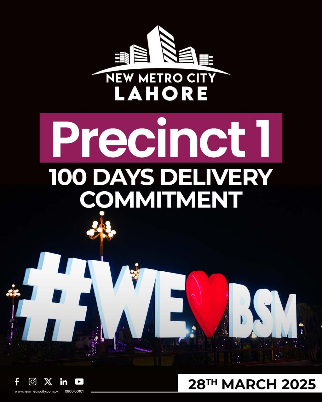 Precinct 1 Development New Metro City Lahore